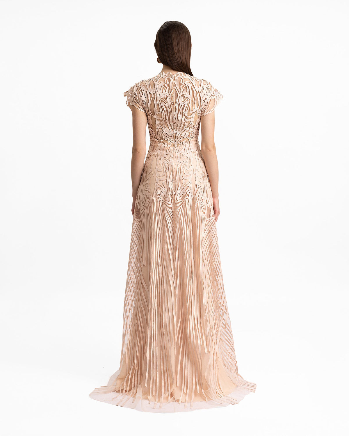 Laser-Cut Embroidery Dress