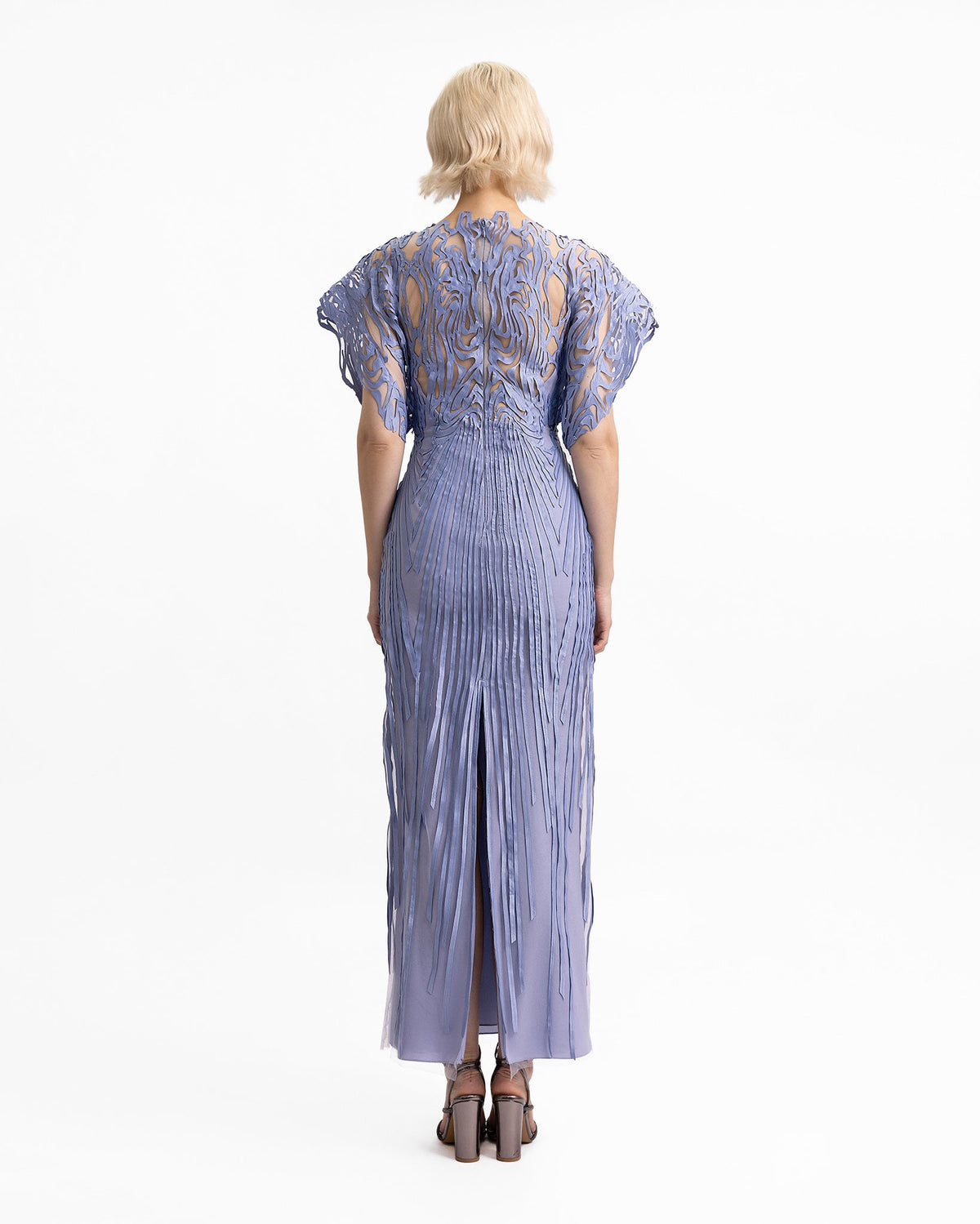 Structured Half-Sleeves Dress