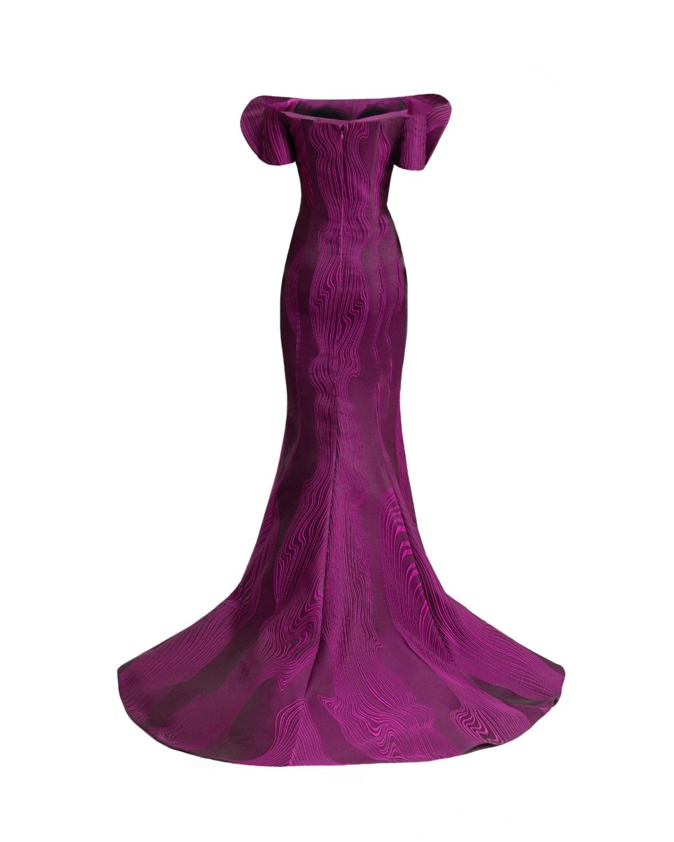 Draped Off-Shoulders Dress