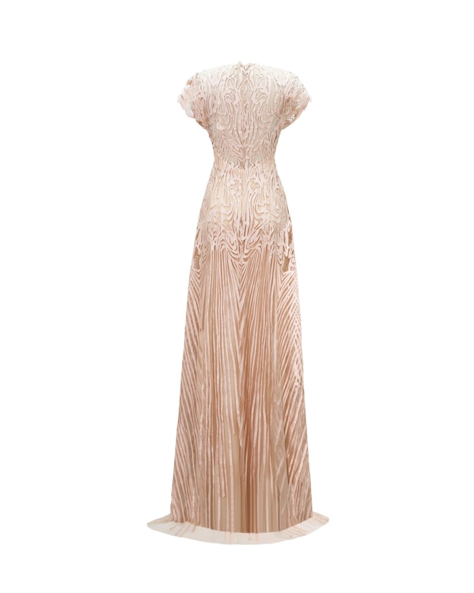 Laser-Cut Embroidery Dress