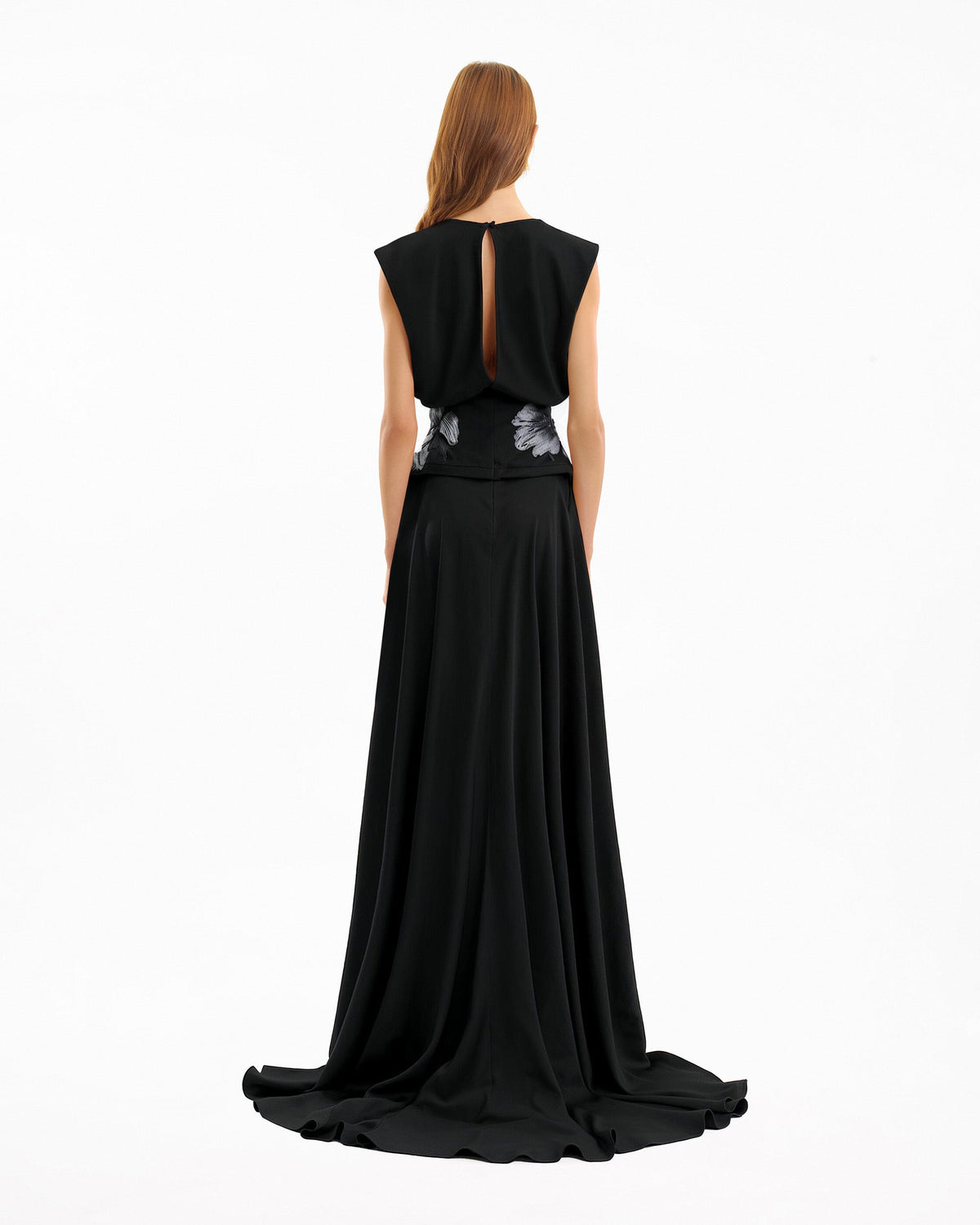 V-Neck Beaded Dress