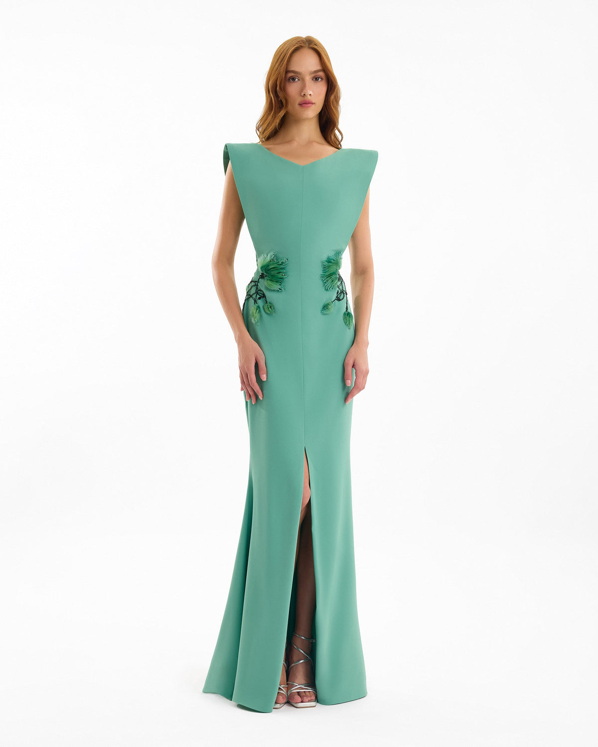 Structured Neckline Dress