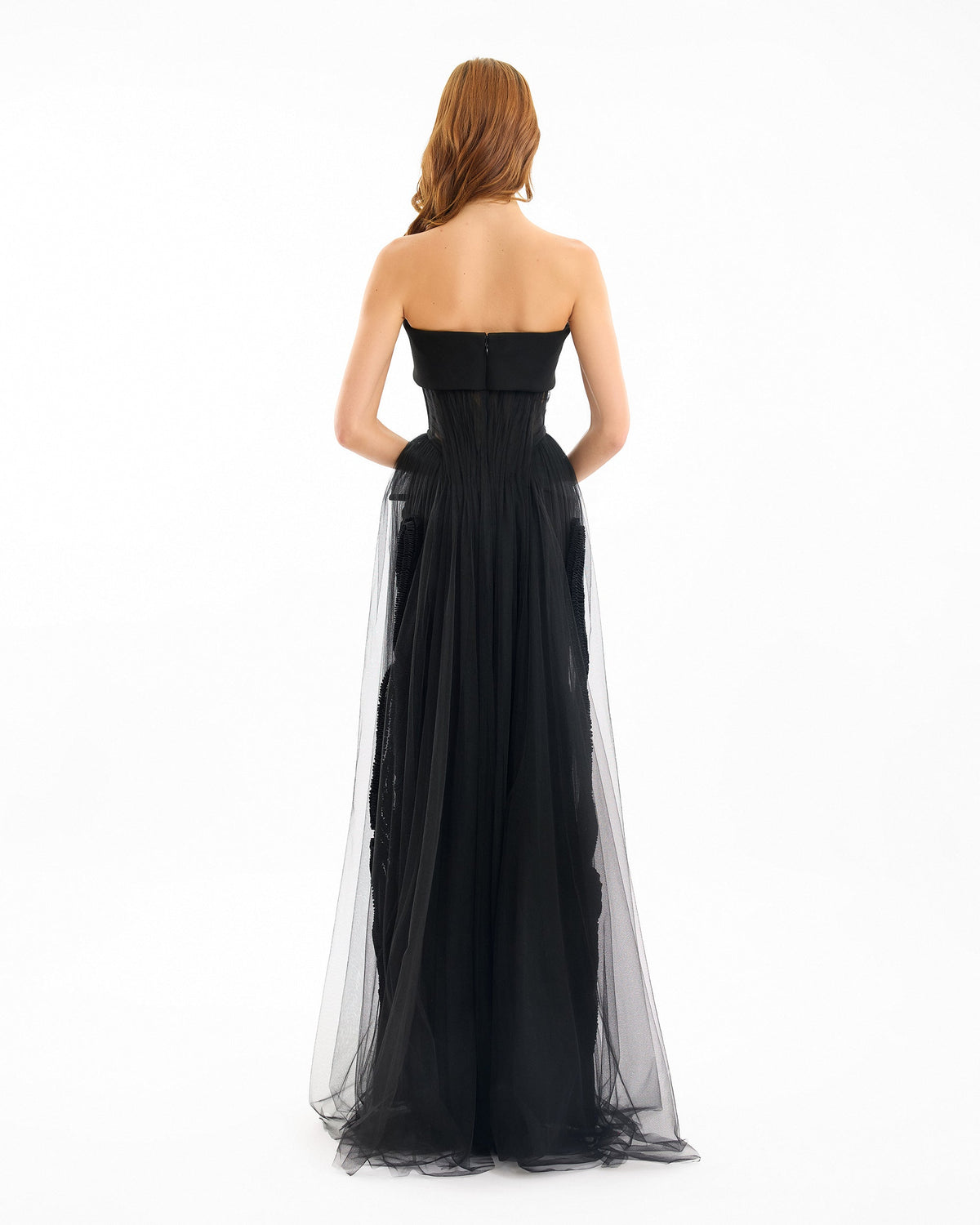 Strapless Tulle Gown