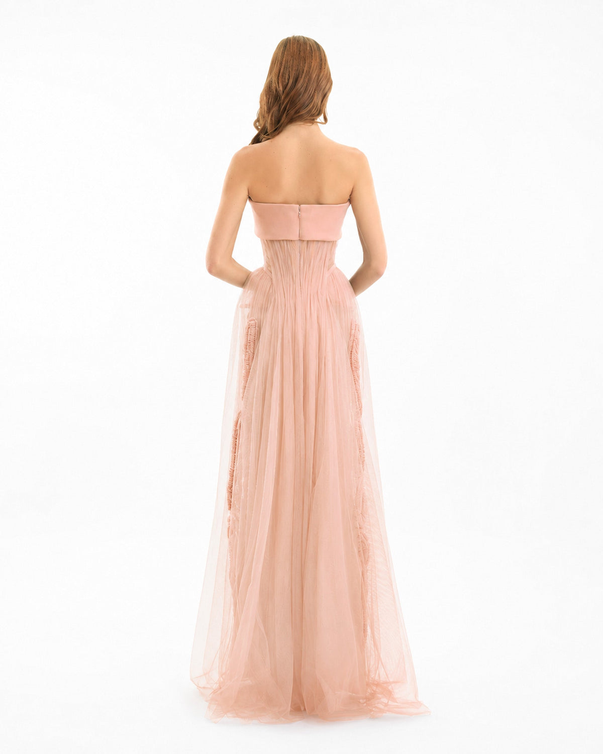 Strapless Tulle Gown
