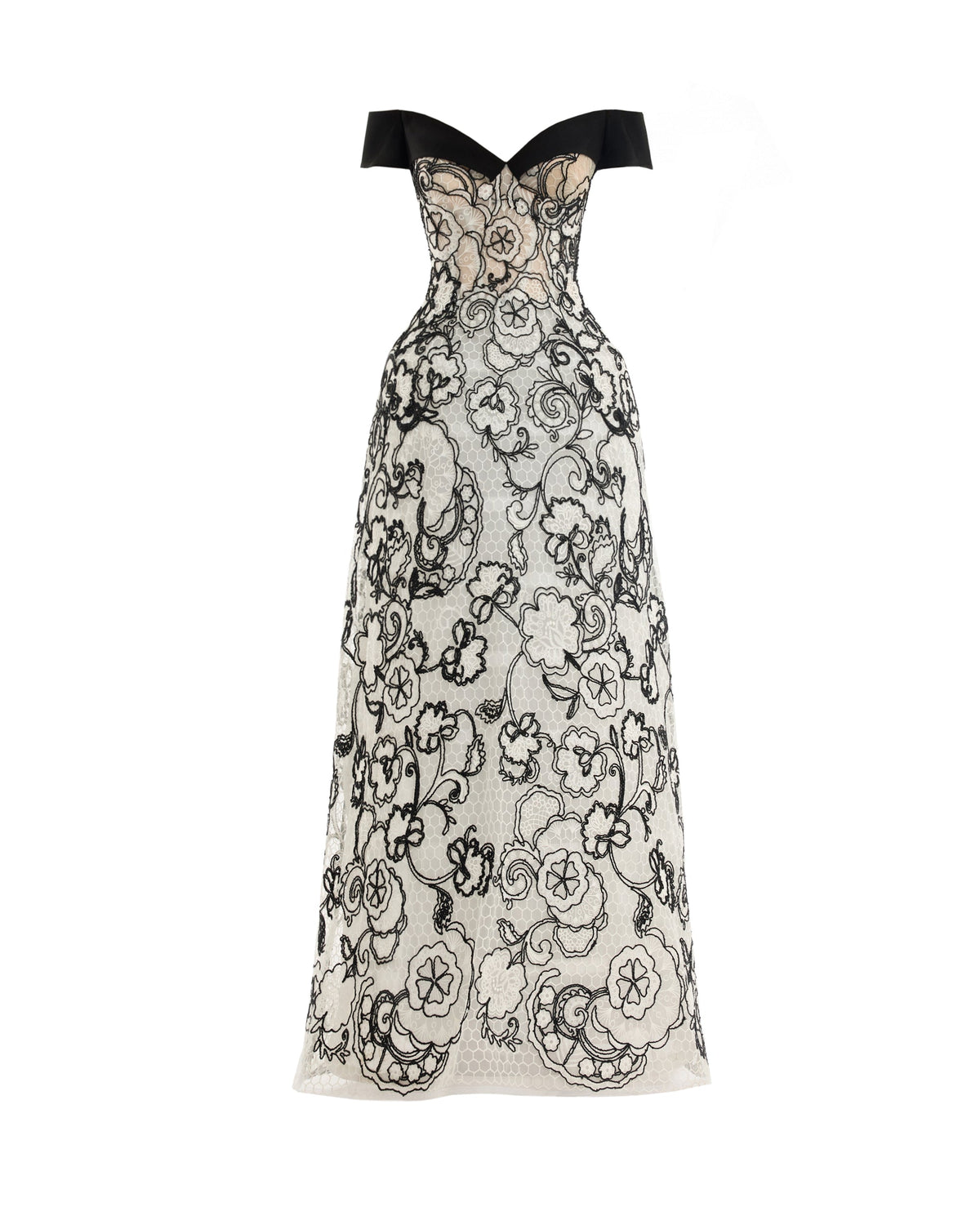 Off-Shoulder Sweetheart Dress