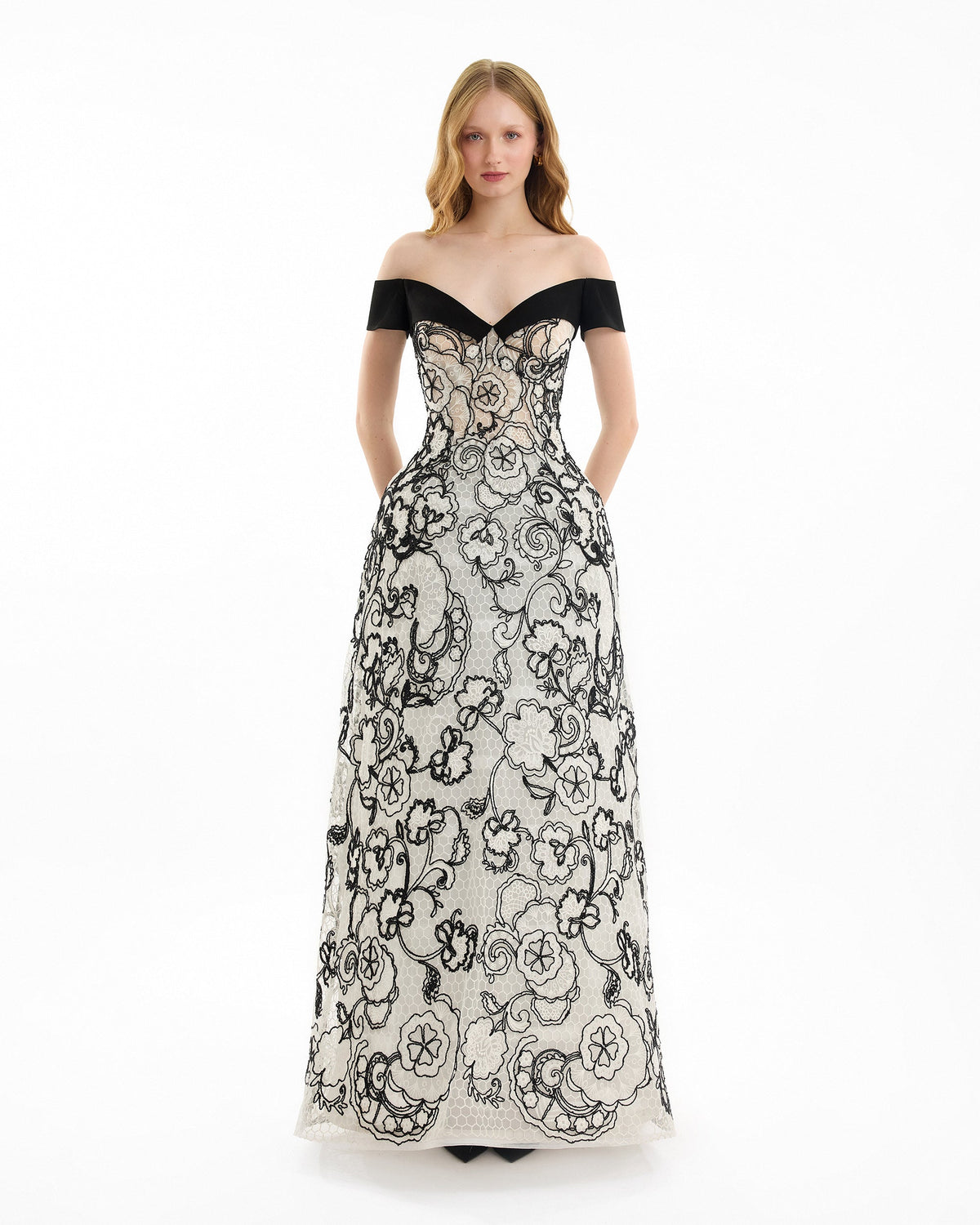 Off-Shoulder Sweetheart Dress