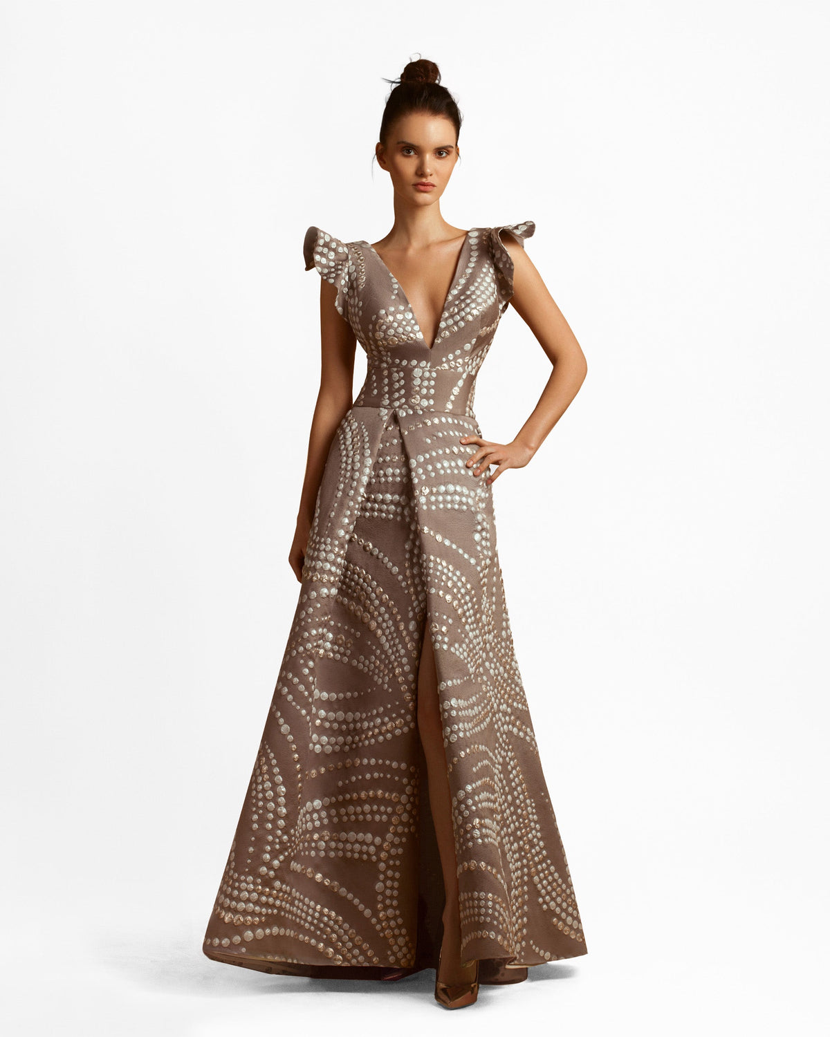 Dropped Neckline Dress