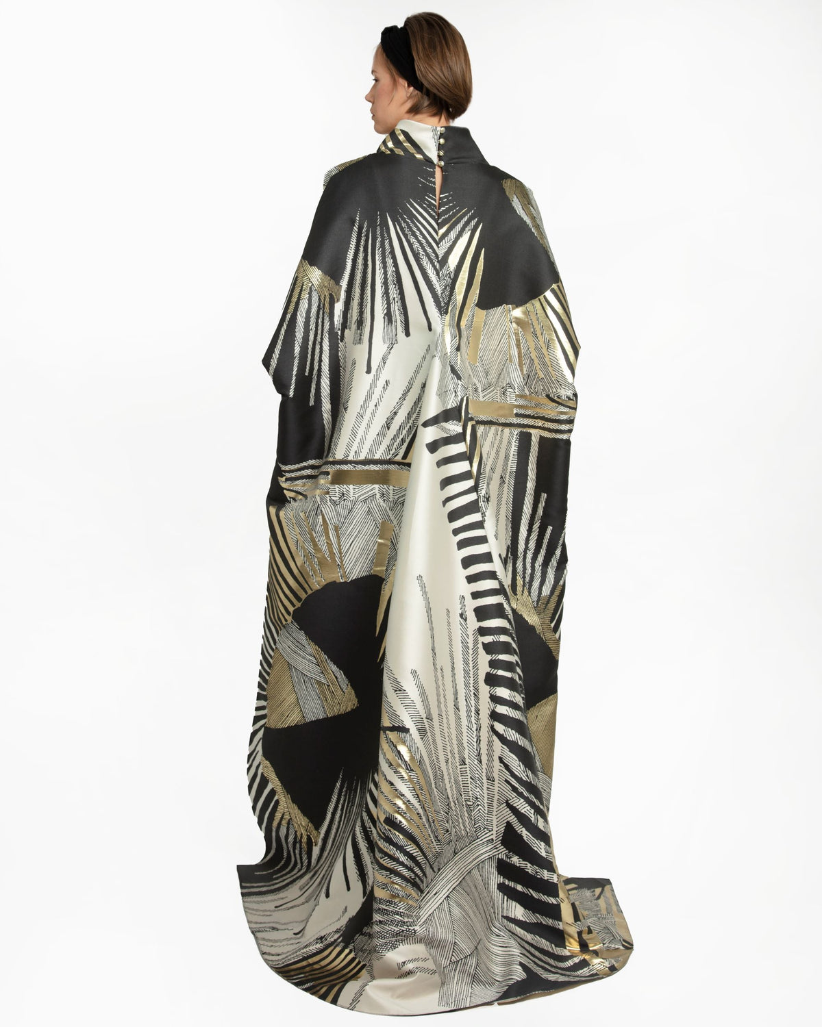 Kimono-Like Multicolored Kaftan