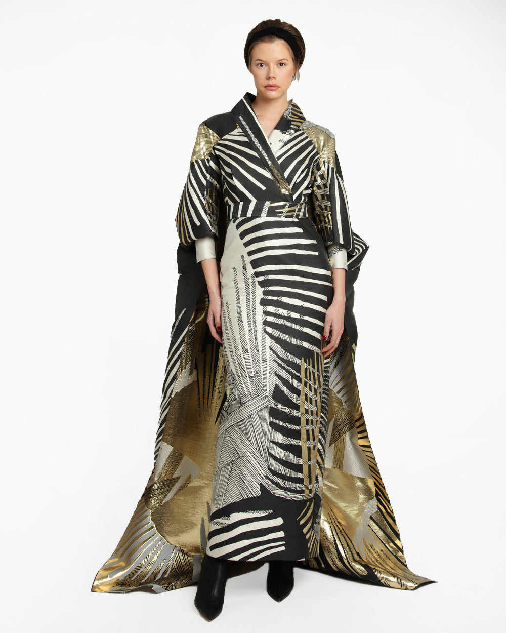 Kimono-Like Multicolored Kaftan