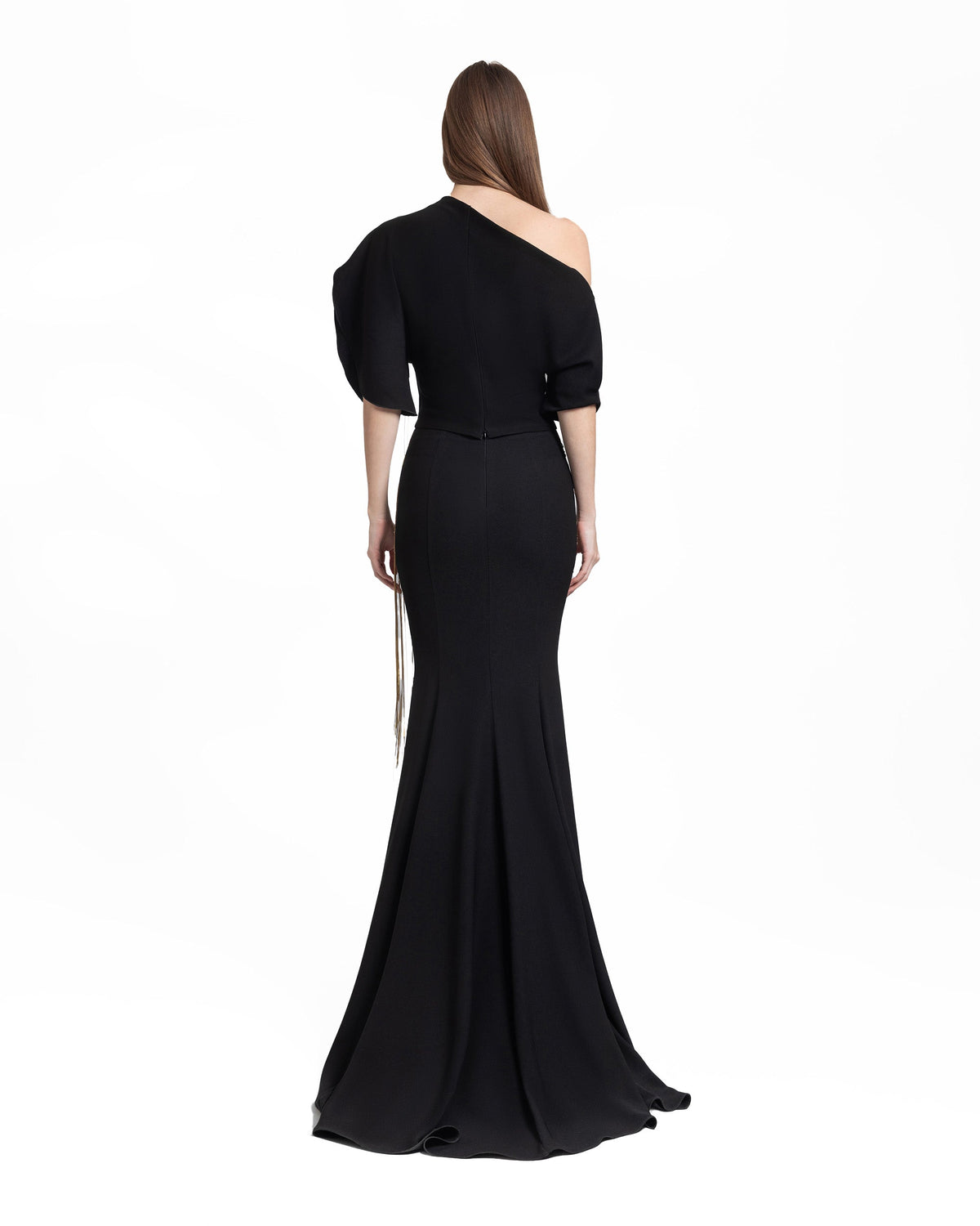 Asymmetrical Neckline Dress
