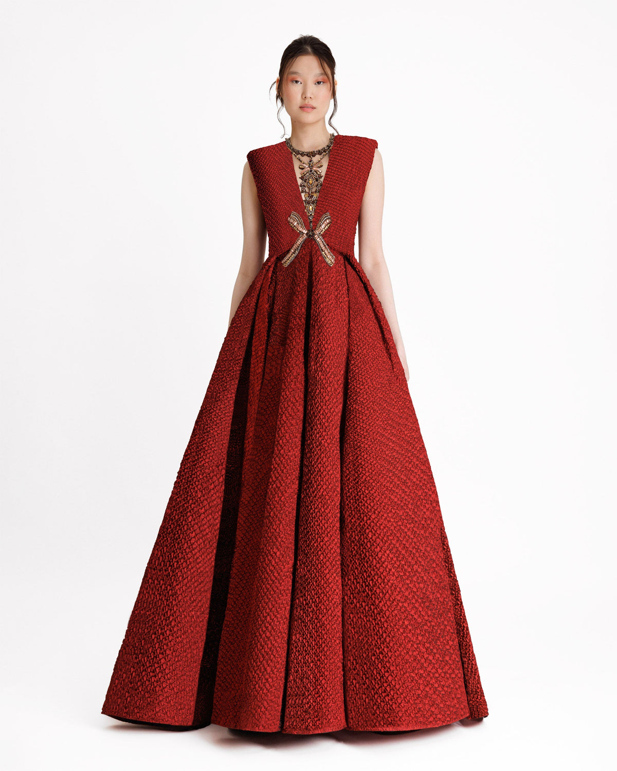 Structured Shoulder Dress