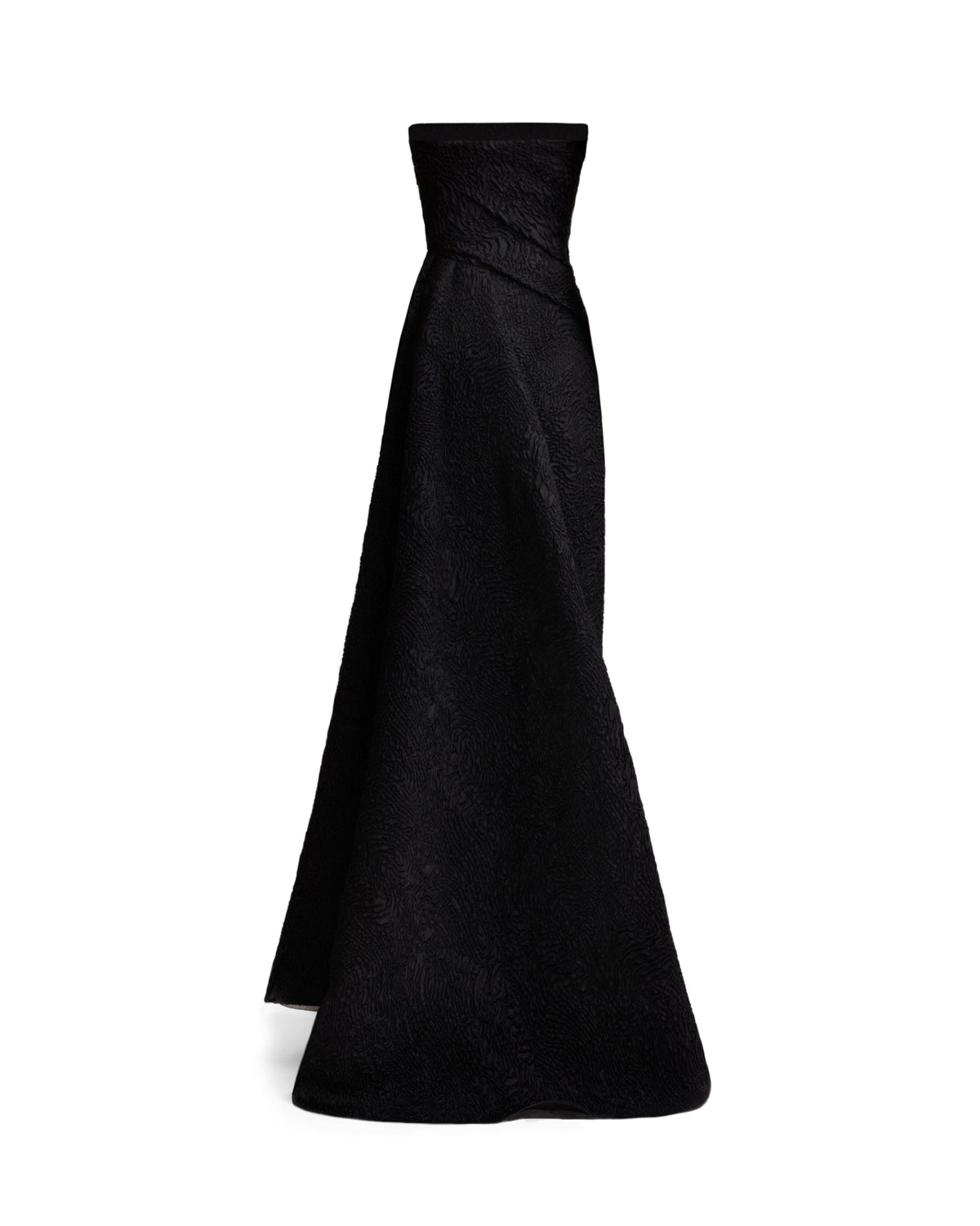 Strapless Dress With a Draped Skirt