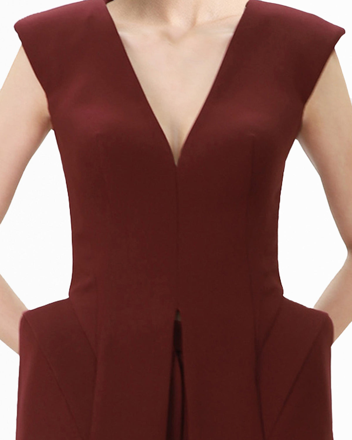 V-Neck Top with Pants Set