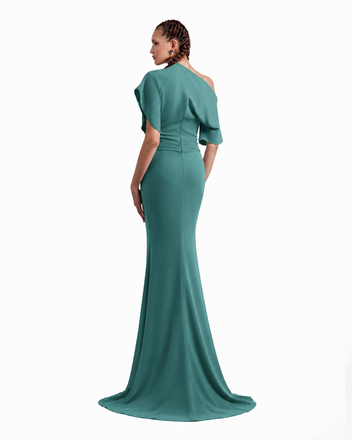 Asymmetrical Draped Dress