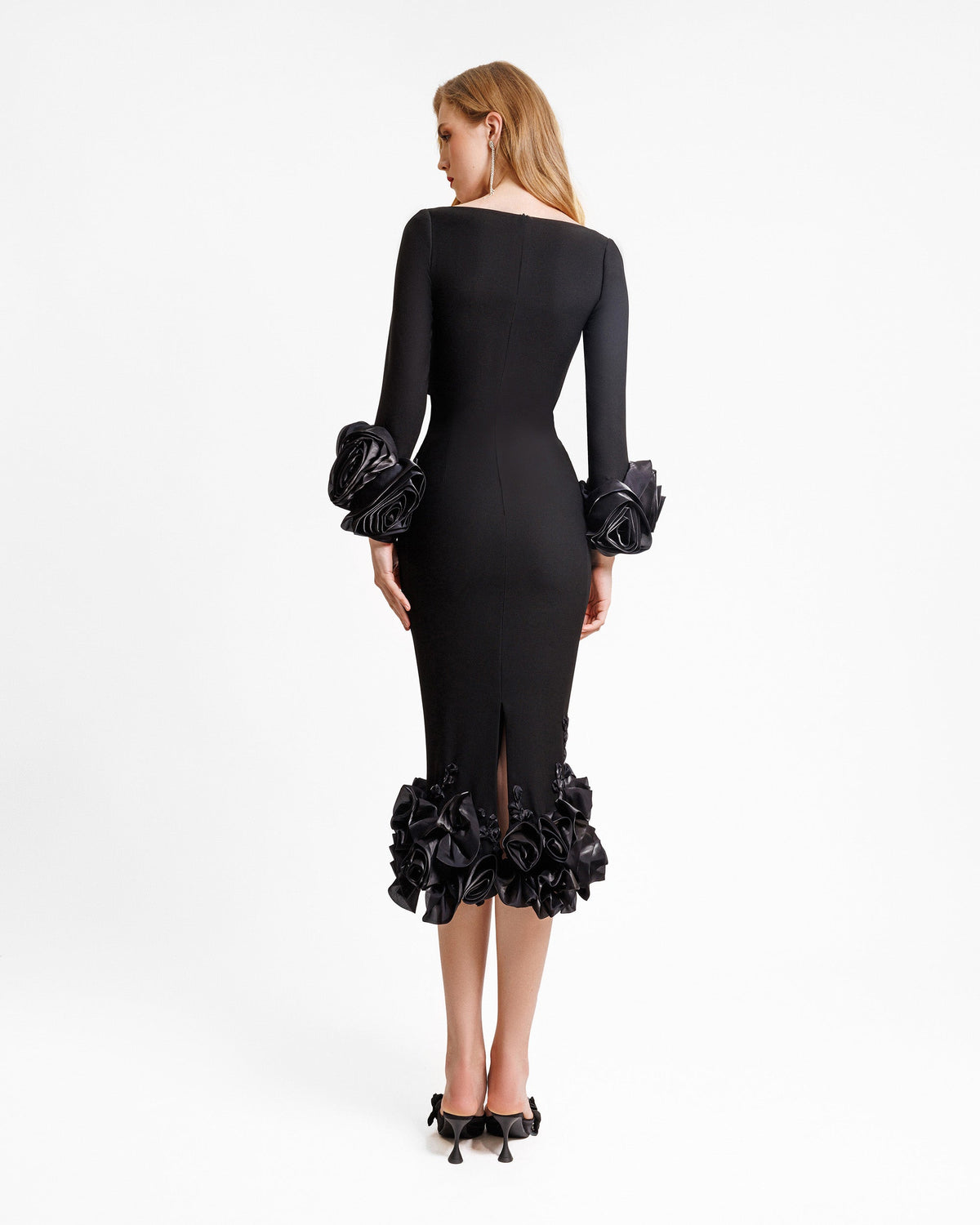 Midi Crepe Dress