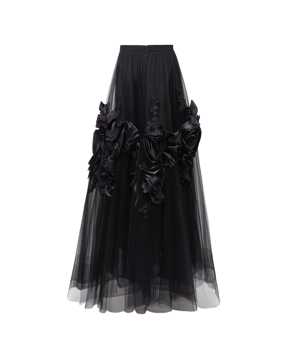 Draped Florals Midi Dress