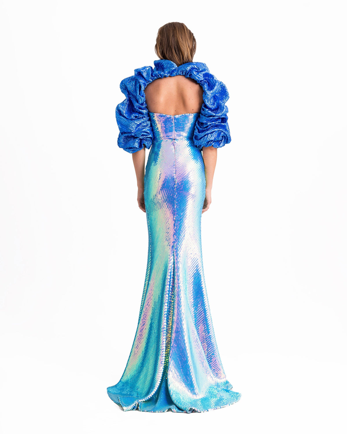 Sequins Tube Top With long Skirt