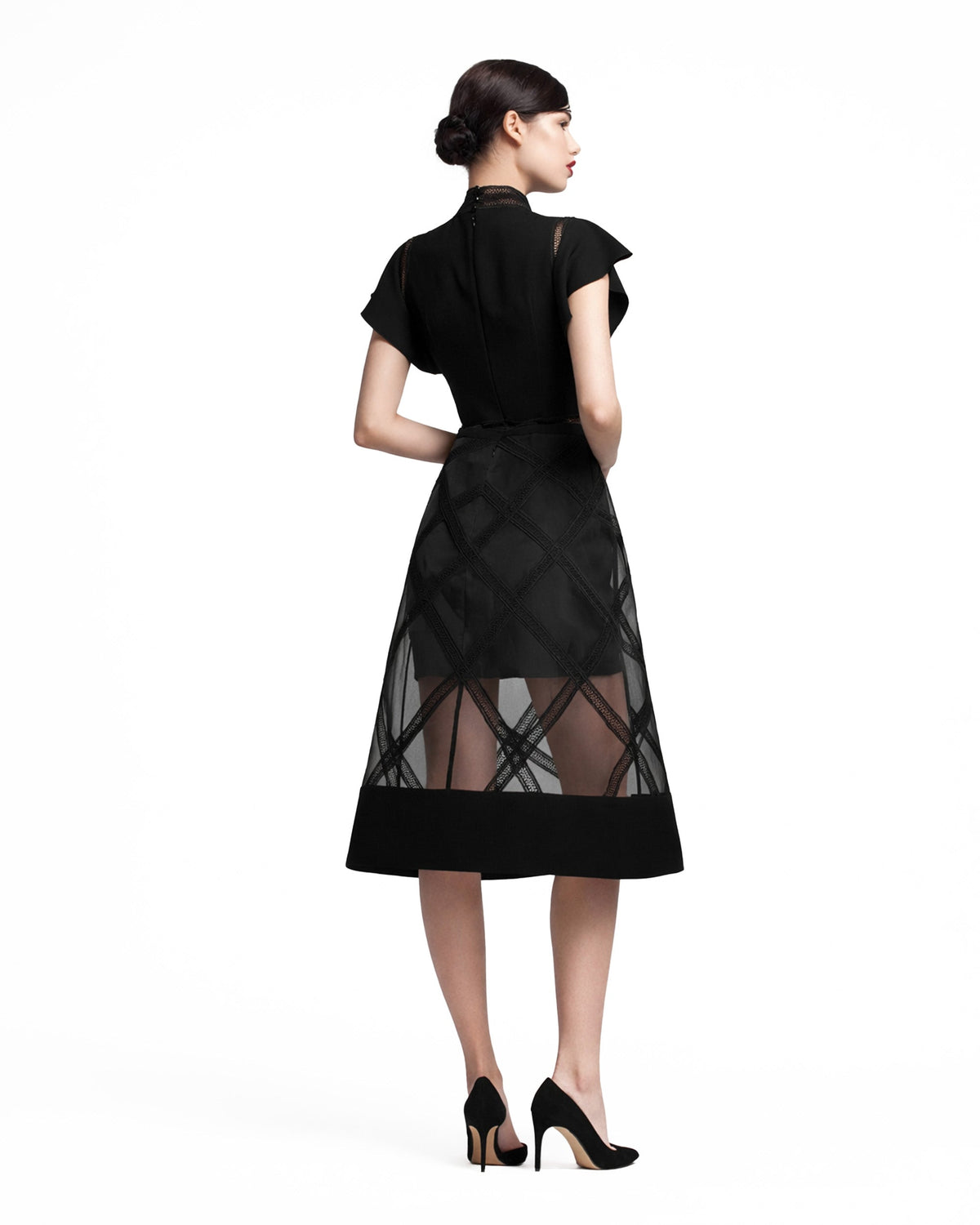 Bell Sleeves Short Dress