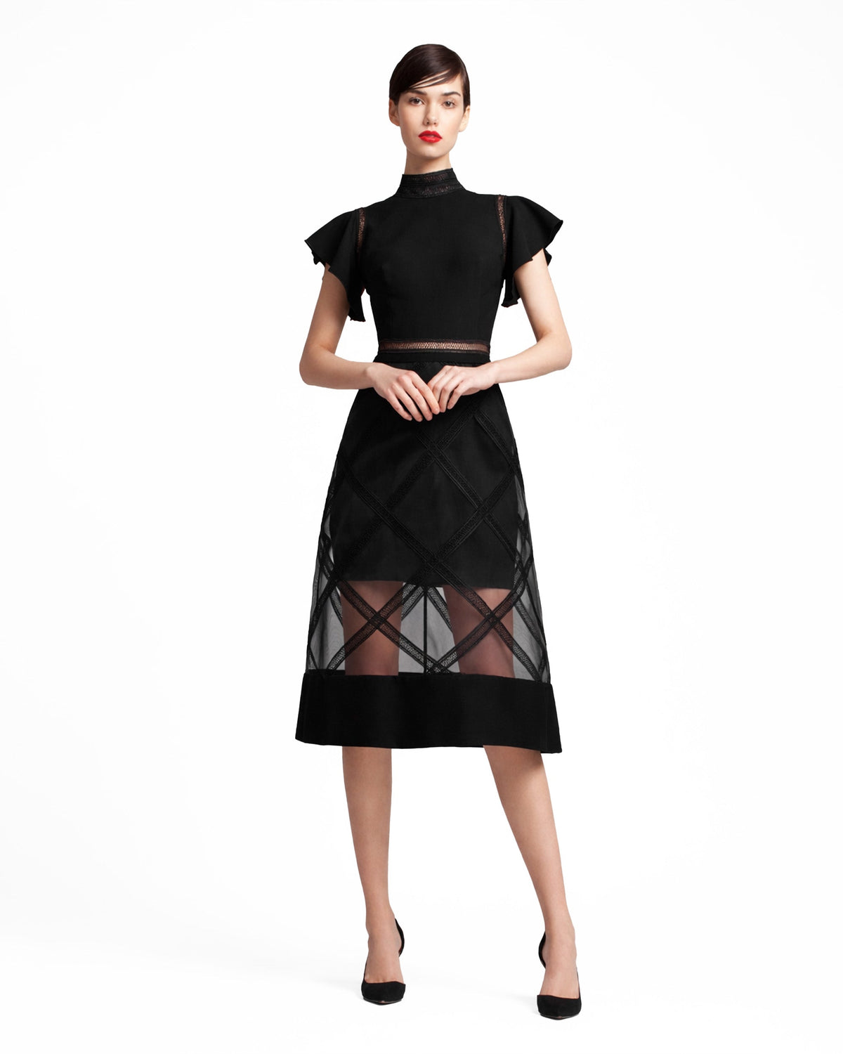Bell Sleeves Short Dress
