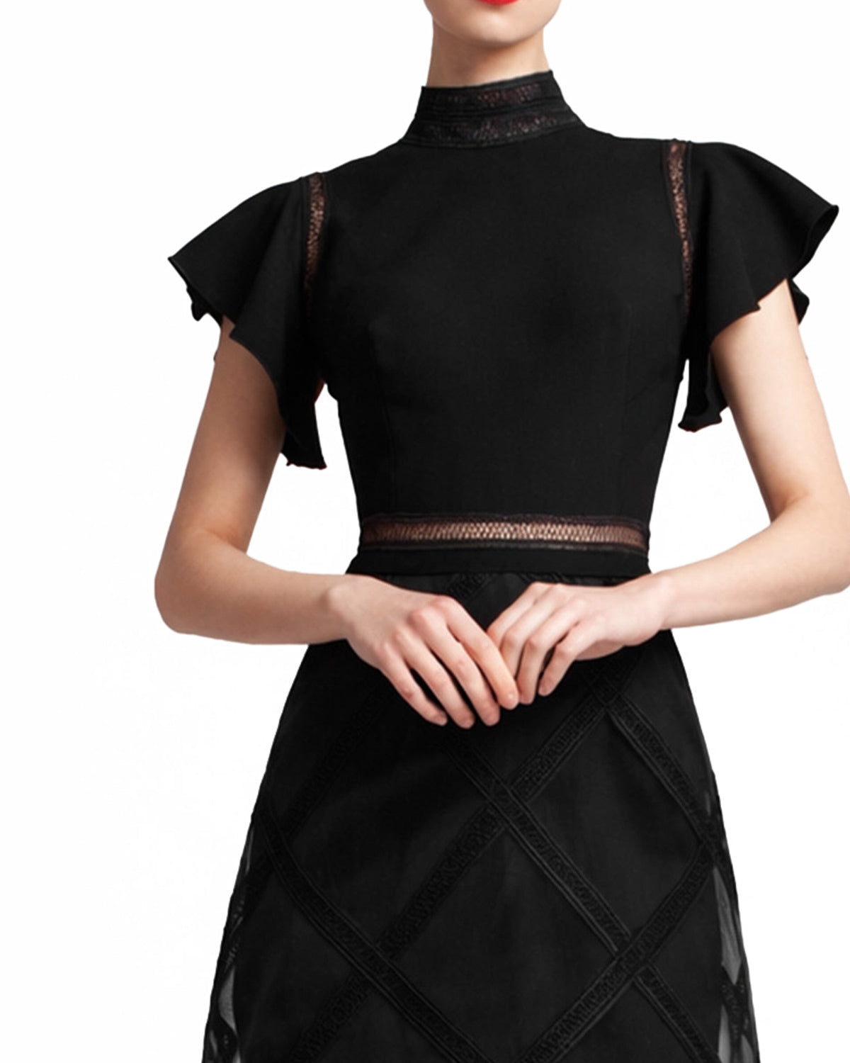 Bell Sleeves Short Dress