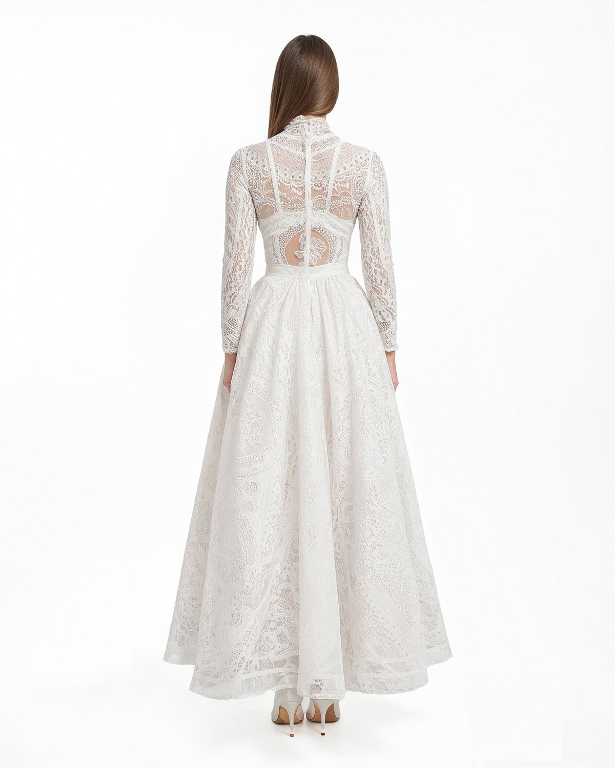 Lace Top and Skirt Set