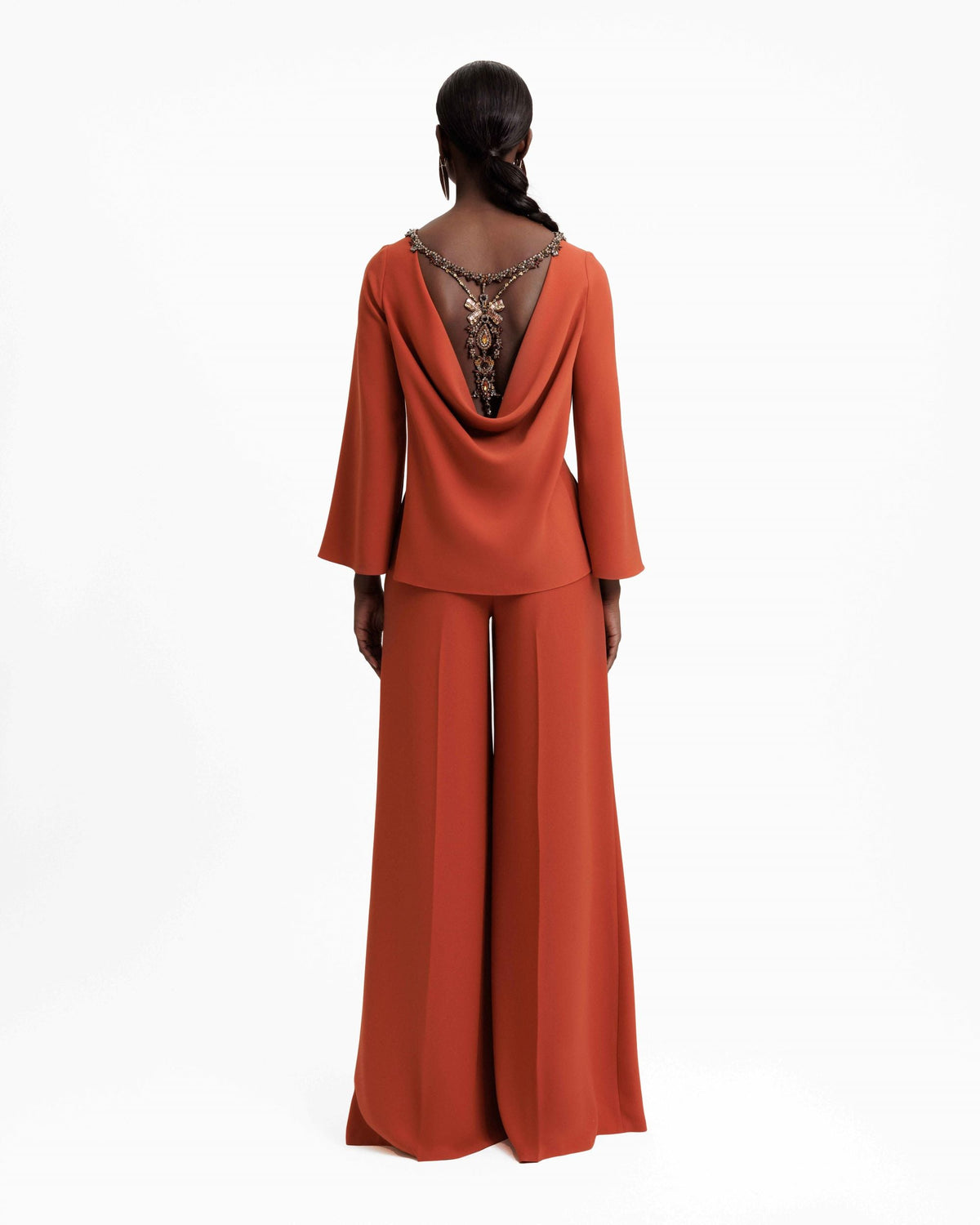 Long-Sleeve Flared Set