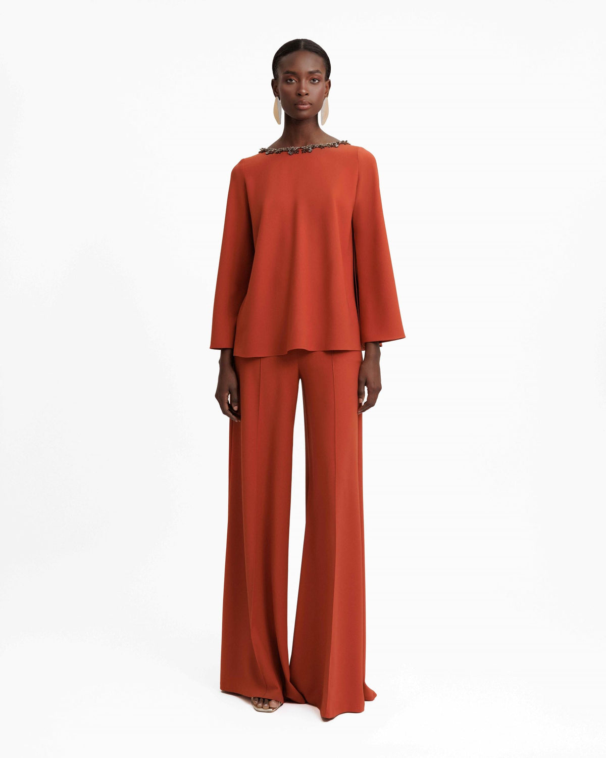 Long-Sleeve Flared Set